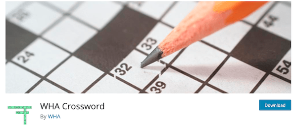 A look at the WordPress plugin WHA crossword