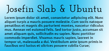 josefinslabubuntu Josefin Slab and Ubuntu