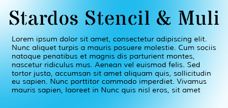 stardosstncilmuli stardos stencil and muli google fonts