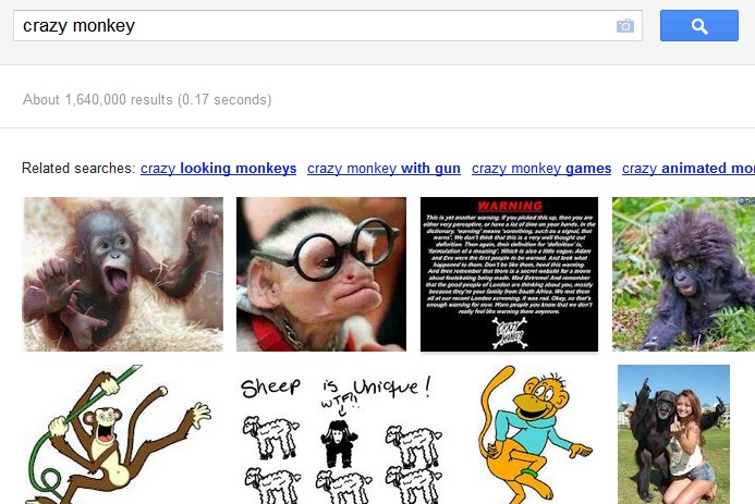Finding images in Google