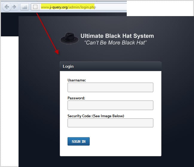 blackhatseo2 the link leads to a black hat seo page