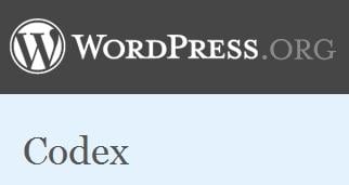 WordPress Codex