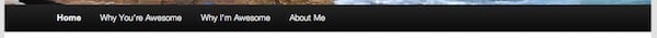 Ordered Navigation Bar