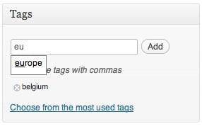 Tag Prefill