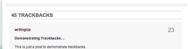 Trackbacks