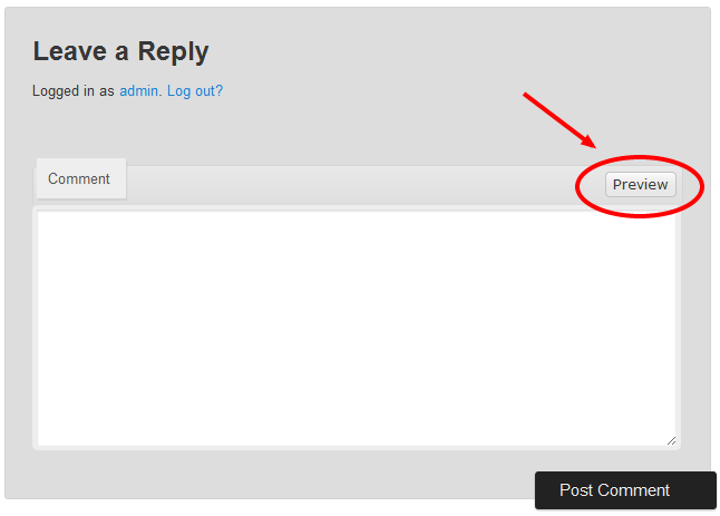 WordPress comment preview plugin Preview comments on your WordPress site