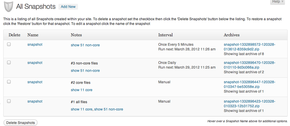 all-snapshots Post image