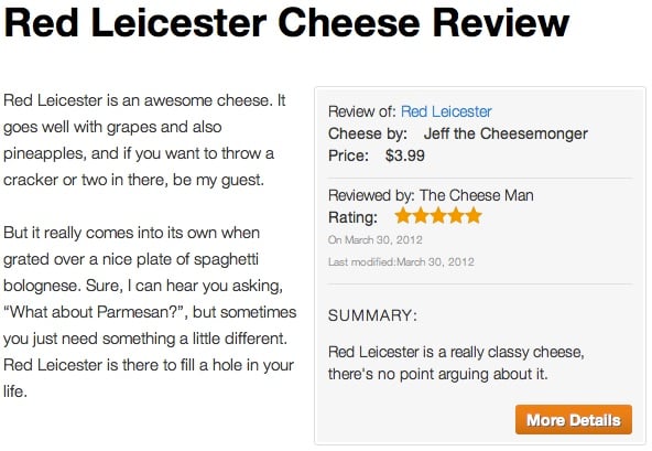 Cheese Review Cheese Review