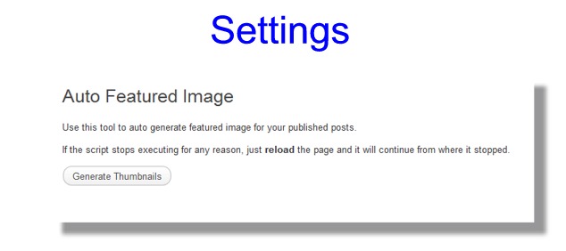settings Post image