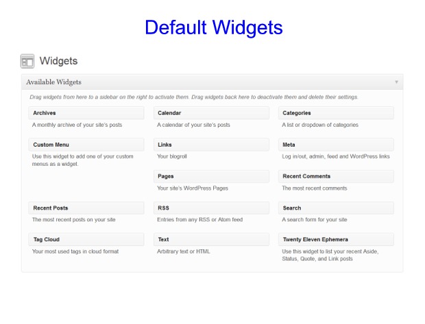 default-widgets Post image