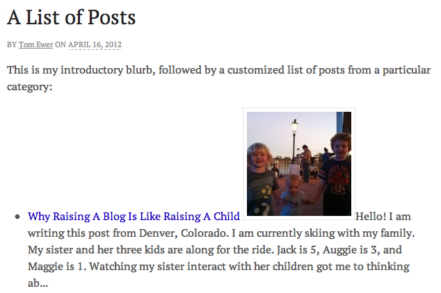 List Category Posts List Category Posts