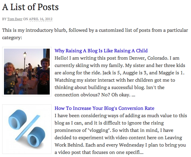 List Category Posts List Category Posts