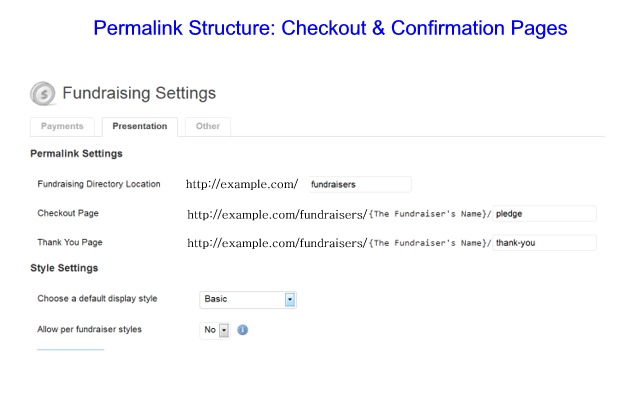 permalink-structure Permalink Structure: Checkout and Confirmation Pages.