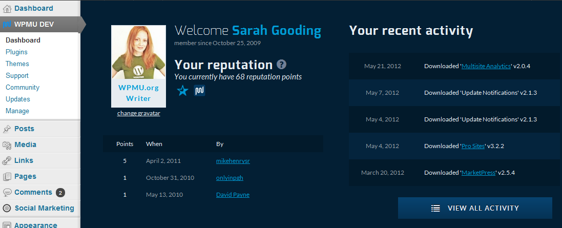 dashboard Post image