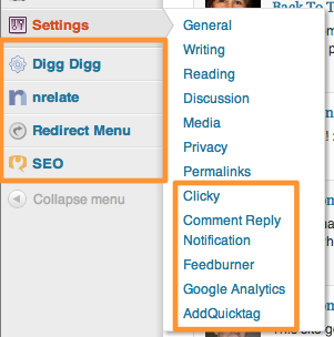 WordPress Plugins Settings WordPress Plugins Settings