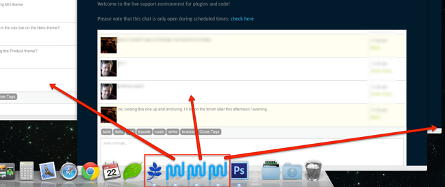 WordPress support chat rooms can run as Fluid Apps
