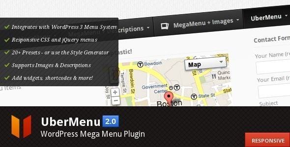 WordPress Menu Plugins - UberMenu premium jQuery plugin
