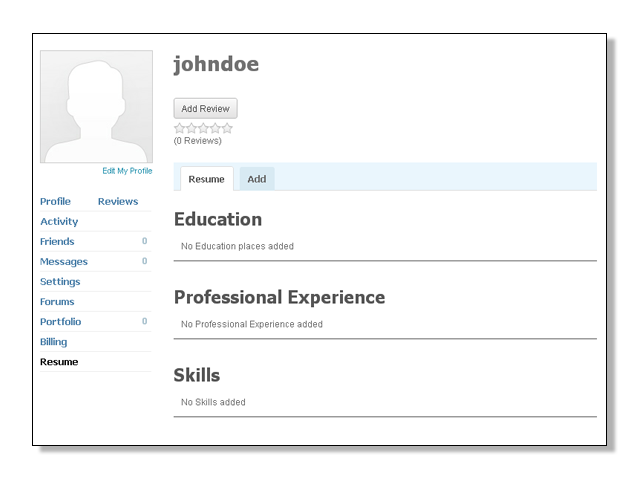 empty-resume Post image