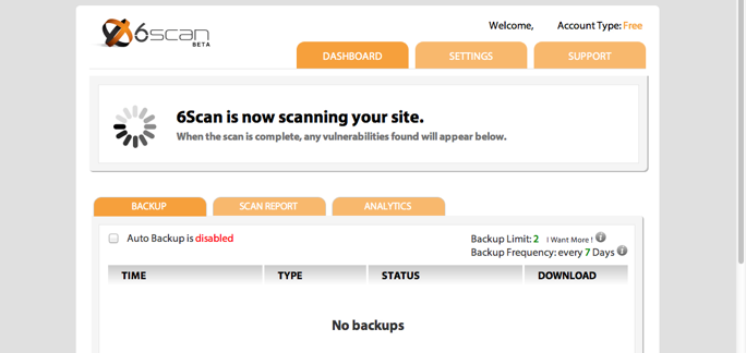 6Scan Backup