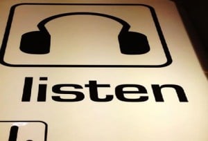 Better WordPress Plugin Support-Sign that says "listen"