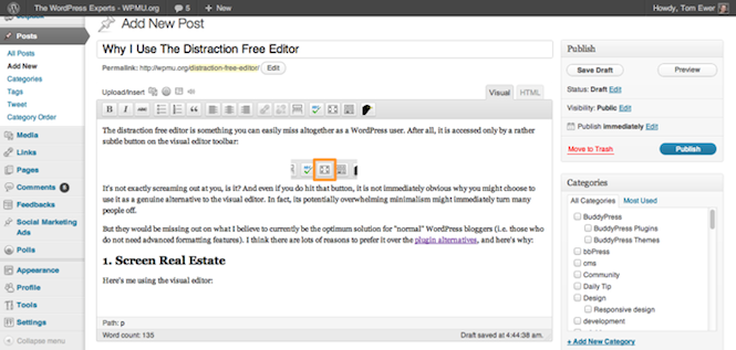 Visual Editor Visual Editor