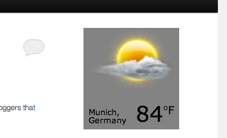 Weather Widget