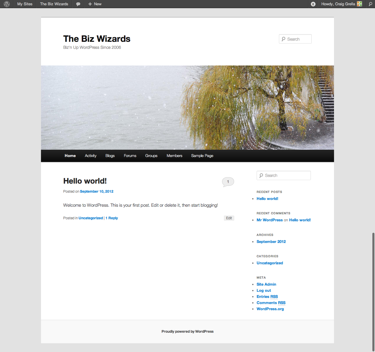 Basic WordPress Up to Step 1 part 2 Post image