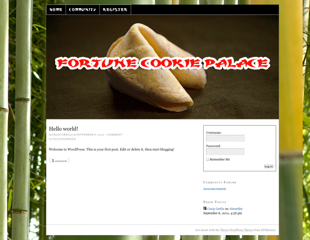 FC Palace BP Theme Custom BuddyPress Thesis Integration