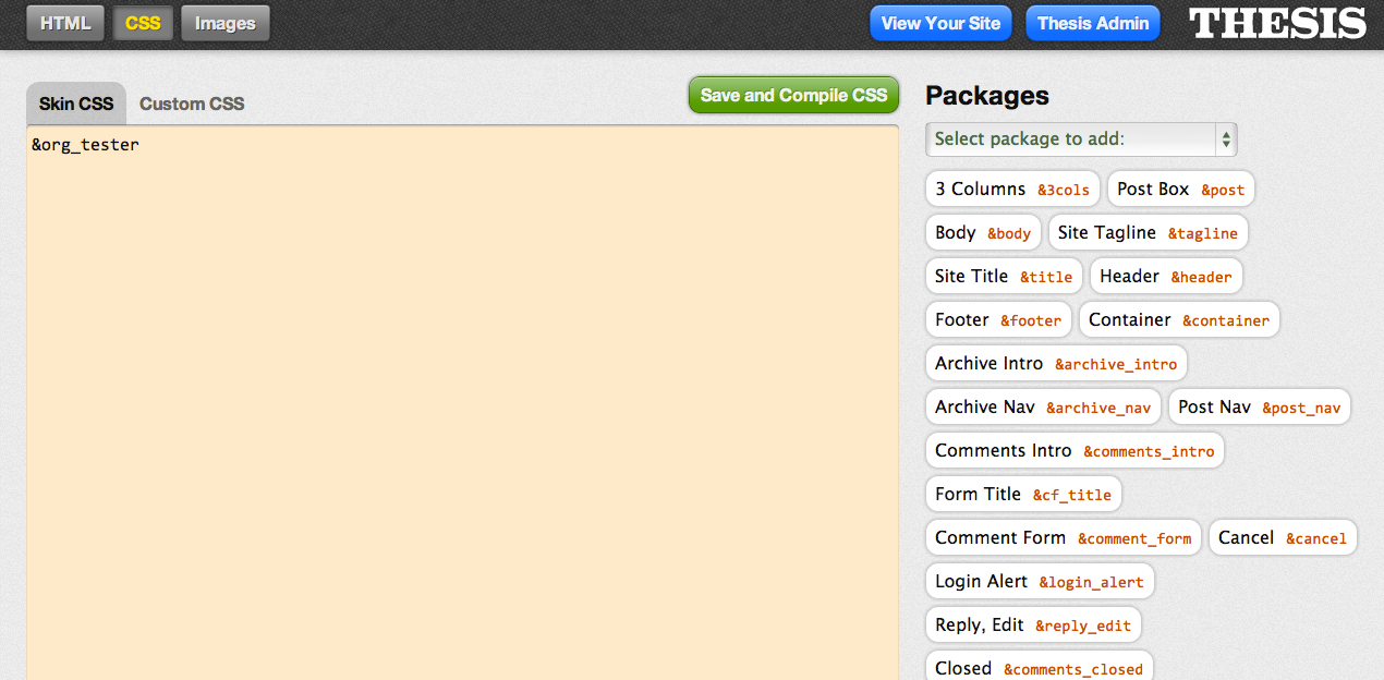 Package Screen editor Post image