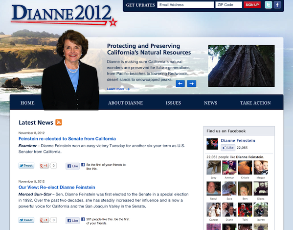 Dianne Feinstein Post image