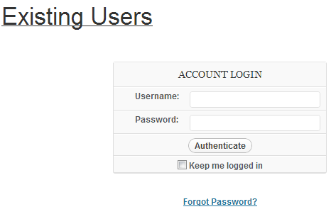 PluginBot - Login Screen in Website