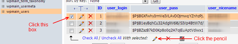 Portable phpMyAdmin Select User To Modify Portable phpMyAdmin Select User To Modify