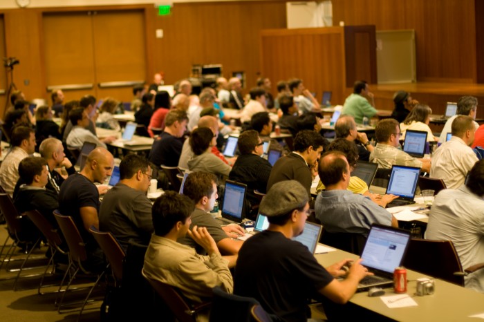 WordCamps can be a case of spot the woman.