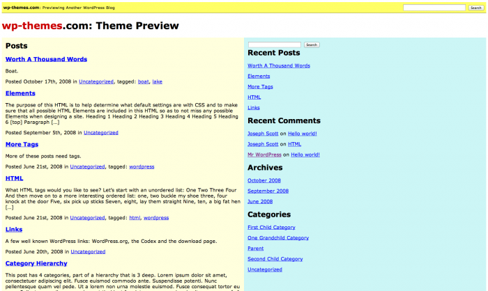 Jakobian WordPress theme