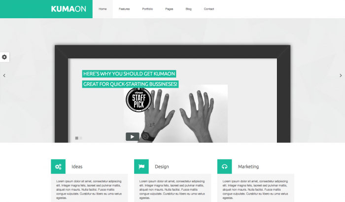 Kumaon flat WordPress theme