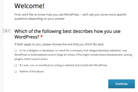 WordPress 2013 Annual Survey