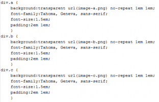 WordPress theme - stylesheet excerpt