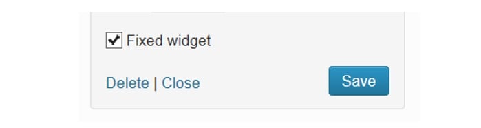 fixed-widget