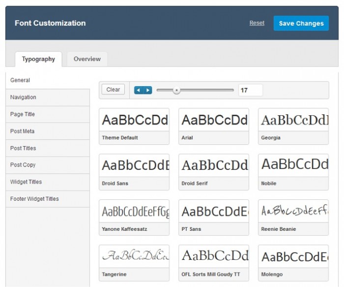 font-options