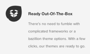 Organic Themes out of the box design