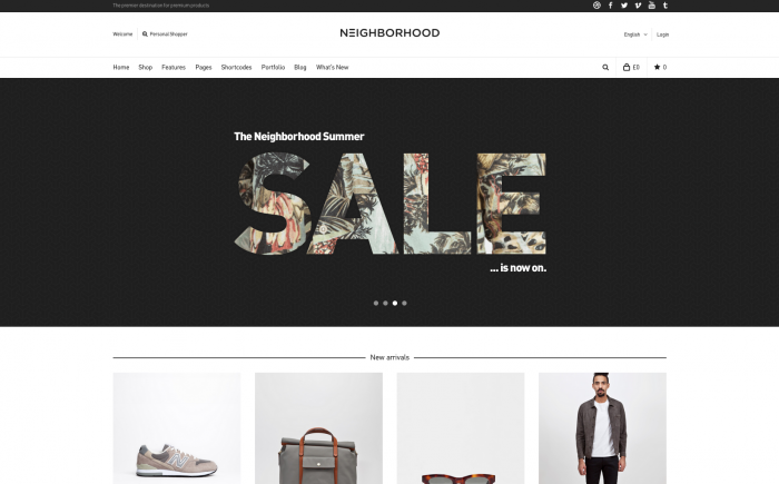 Neighborhood WordPress theme