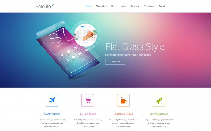 Satellite7 WordPress theme