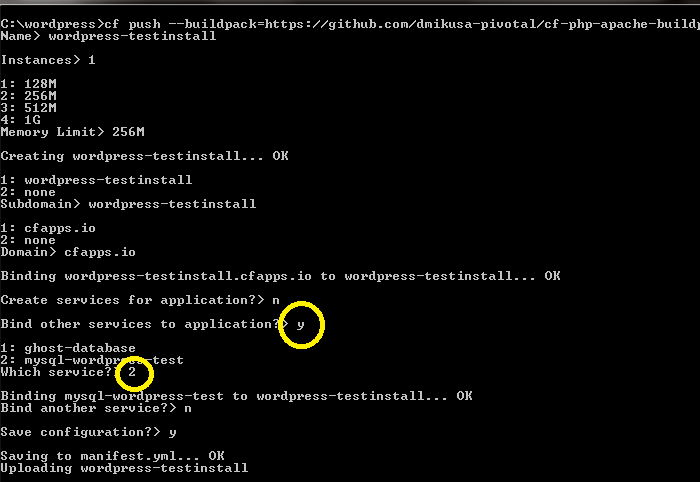 Deploying WordPress