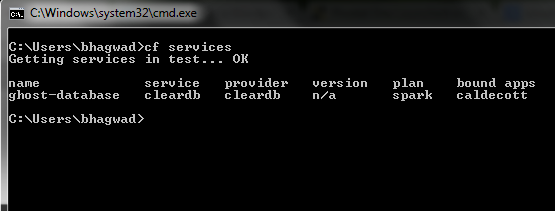 Getting existing services