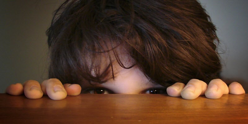 hiding