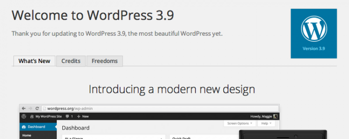 WordPress 3.9