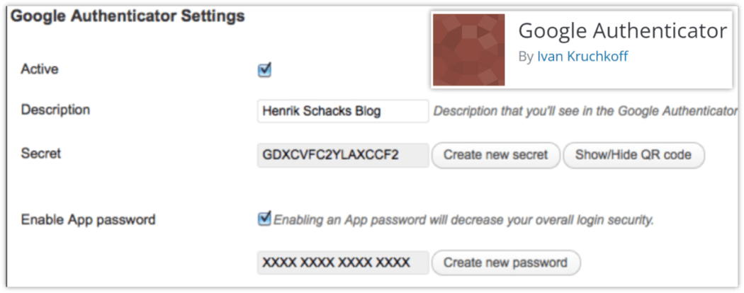 google authenticator plugin