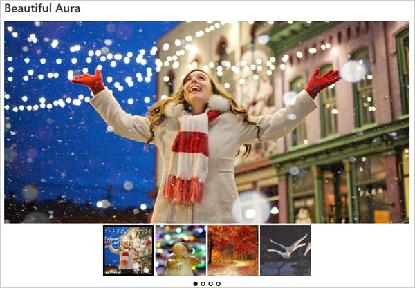 Ultimate Responsive Image Slider demo slider