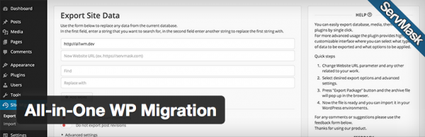 All-in-One WP Migration image