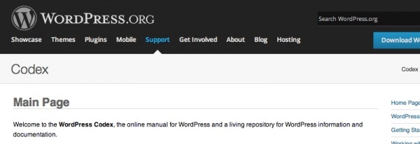 WordPress Codex image